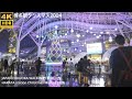 博多駅クリスマスマーケット2024点灯式を歩く4k60fps japan Fukuoka walking tour Hakata station Christmas Market 2024