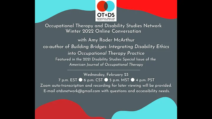 Integrating Disability Ethics into Occupational Th...