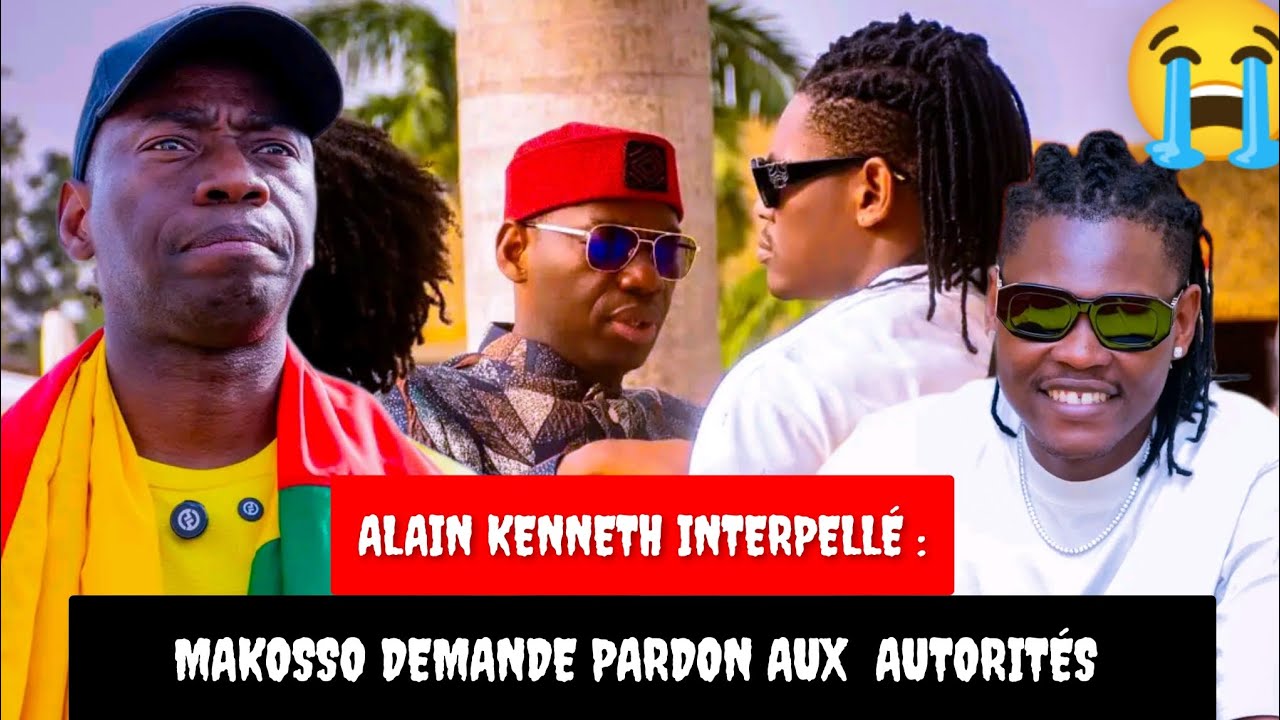 Alain Kenneth Arrêté Par la POLICE : Makosso Demande PARDON Aux AUTORITÉS