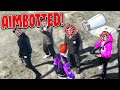 Aimbotting salty gangsters on gta rp server owner called