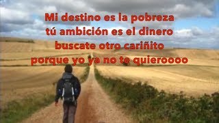 Video thumbnail of "Tú nuevo cariñito - Los Caminantes (Letra)"