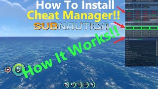 How To Install Cheat Manager! | Simple Trainer For Subnautica! | #criminaljusticeyoutube