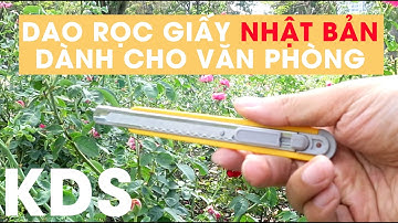 Dao rọc đa năng  9mm Nhật Bản KDS Mã S-14 | Tân Thành Phát