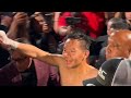 MANNY PACQUAIO REACTS WITH FANS AFTER RETURN TO THE RING &amp; DRAW WITH MARIO BARRIOS!