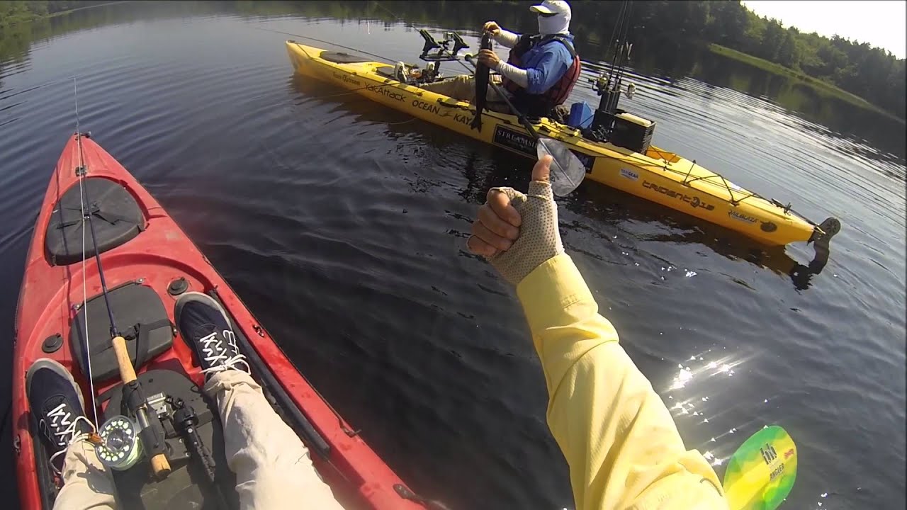 Kayak Fishing - D's Chain Pickerel - YouTube