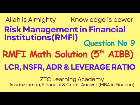 Risk Management Math Solution | 5th RMFI AIBB math solution #rmfimath