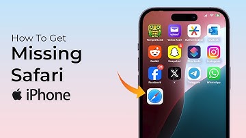 How To Get Missing Safari On iPhone?