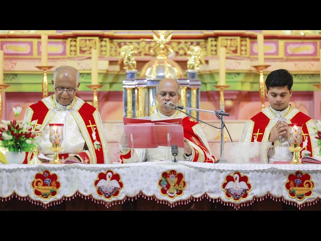 Holy Mass Malayalam വിശുദ്ധ കുർബാന, Rev. Fr  Thomas Perumayan, Syro Malabar Rite. class=