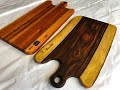 COMO FAZER TÁBUAS DE CORTE RÚSTICAS ? - CUTTING BOARDS - BEAUTIFUL WOOD - HOW TO DO IT ?