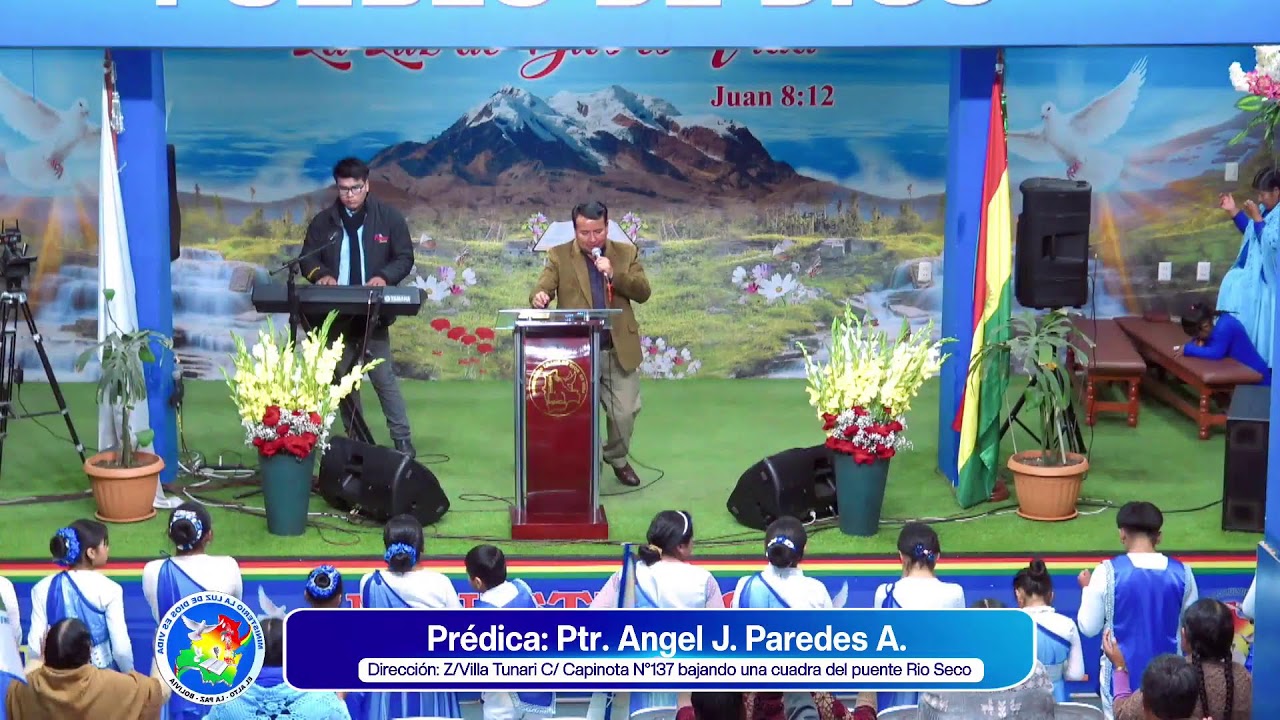 🔥Predica pastor Ángel J. Paredes A.(18/10/2025 - 🕊Ministerio la luz de Dios es vida) 1er. Servicio