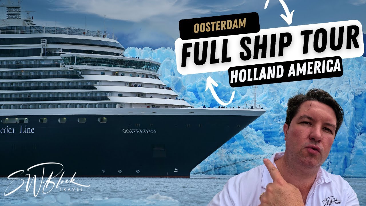 Экскурсия по круизному лайнеру Oosterdam | Полный обзор корабля в формате 4K | Holland America