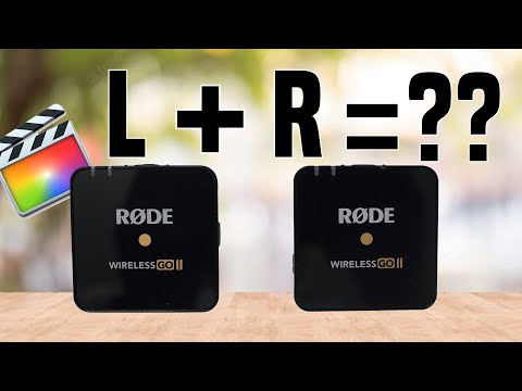 How to edit separate audio channels from Rode Wireless Go II (Final Cut Pro Tutorial)