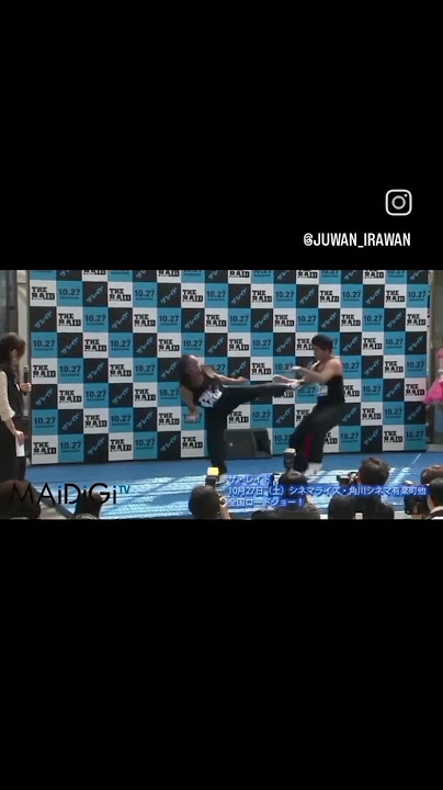 Iko Uwais (Rama) Vs (Mad Dog) Yayan Ruhian - Pencak Silat Demonstration in Japan 🇯🇵
