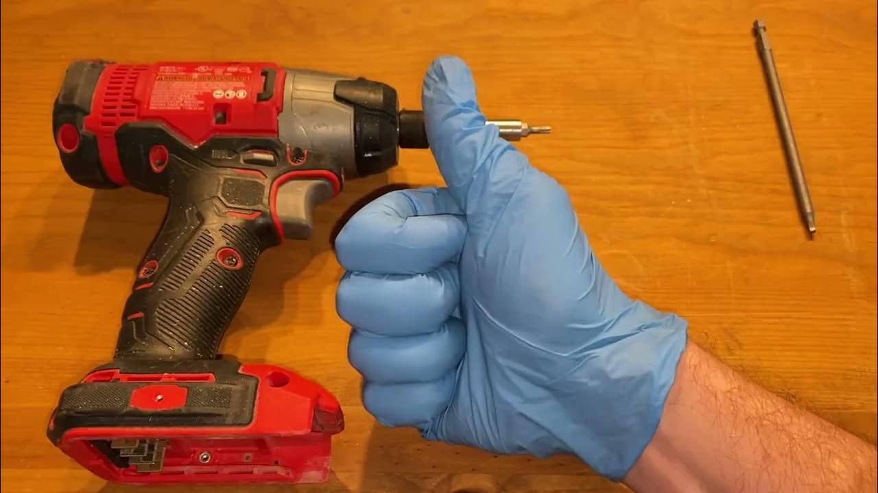 How to change an impact drill bit. YouTube