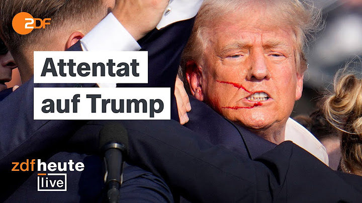 Attentat auf Donald Trump: Was bisher bekannt ist | ZDFheute live