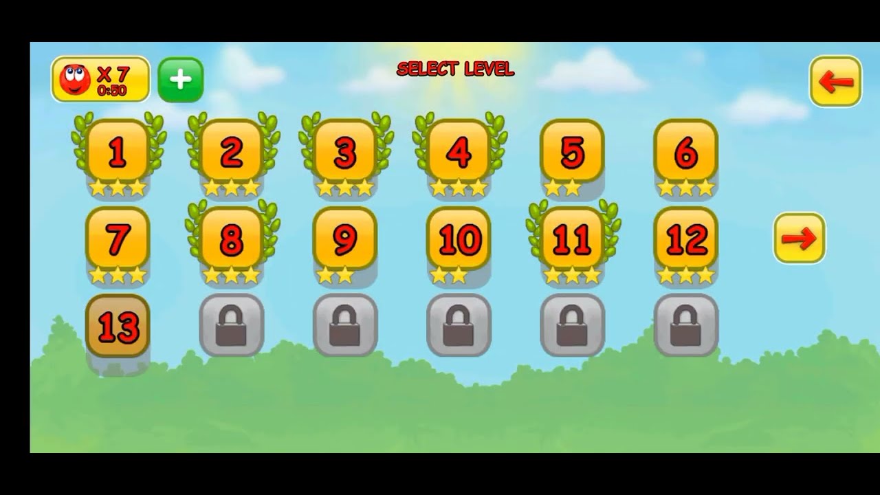 Red Ball 3 Level 13 | Red Ball 3 Jump For Love Gameplay 