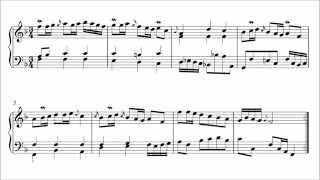 Bach: Polonaise in F Major, BWV Anh. 117a (Urtext Edition)