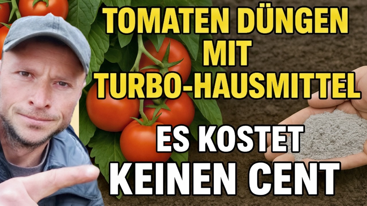 Tomaten dngen mit Turbo-Hausmittel  es kostet keinen Cent!