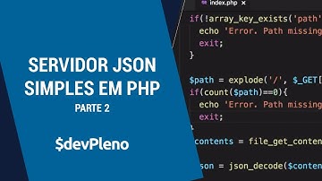 Servidor JSON simples em PHP - Parte 2