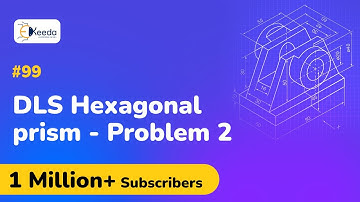 Hexagonal Prism Problem No.2 - Development of Lateral Surfaces - Engineering Drawing