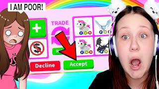 I Pretended To Be POOR In Adopt Me and THIS HAPPENED.. (Roblox)