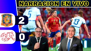 ¡LA ROJA A SEMIS! ESPAÑA 2 SUIZA 0 - EUROCOPA FEMENINA (NARRACION REY DEPORTIVO)