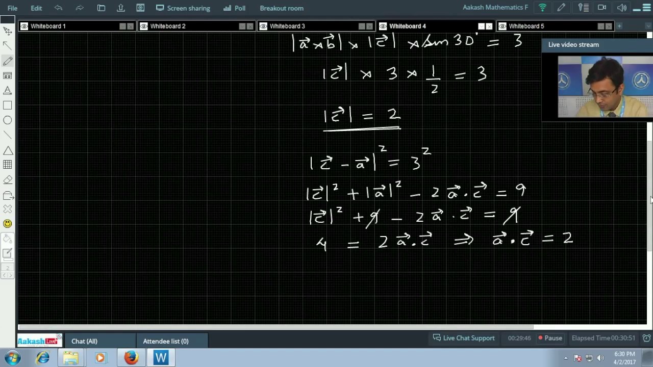 JEE Main Video Solution 2017 Maths [Q.84-85] 2nd April Exam - Aakash