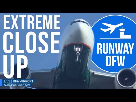 LIVE 🔴 DFW approach plane spotting ❤️ December 28, 2025