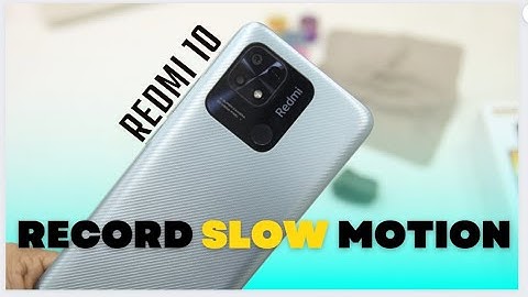 Redmi 10: Record and Edit Slow-Mo Videos [Hindi]