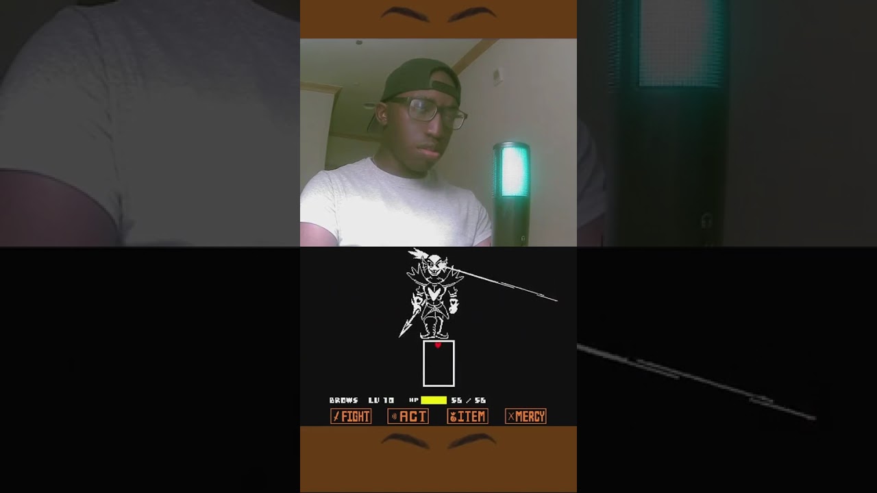 Undertale: Undyne The Undying NOHIT Run... #eyebrows #undertale