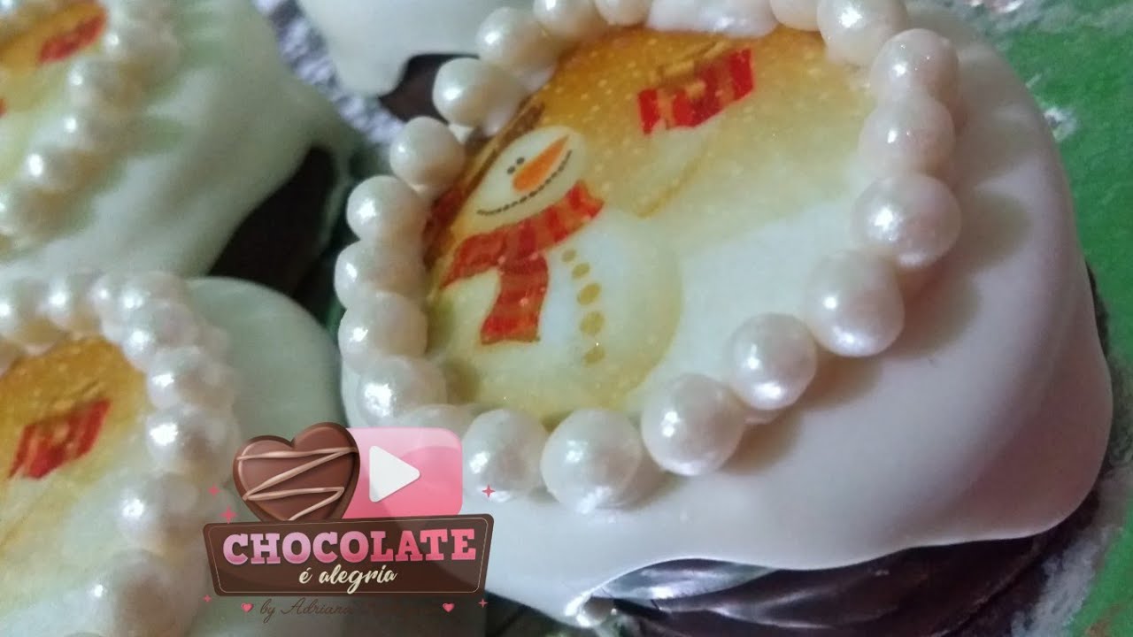 ALFAJORES NATALINOS, COM PAPEL ARROZ ESPECIAL NATAL 2018 #08