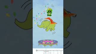 UN ÉLÉPHANT ET SA TRAMPOLINE