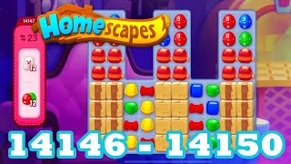 Homescapes Level 14146 - 14150 HD 3 - match puzzle Gameplay | android | IOS | 14147 | 14148 | 14149