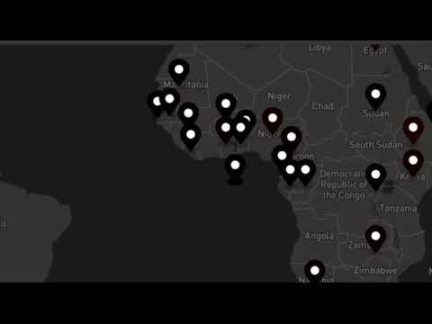 corona world map with mapbox and js