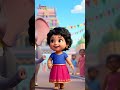 யானை யானை அழகர் யானை (Yaanai Yaanai Azhagar Yaanai)| Tamil Elephant Nursery Rhymes for Kids | Shorts