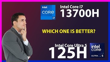 INTEL Core i7 13700H vs INTEL Core Ultra 5 125H Technical Comparison