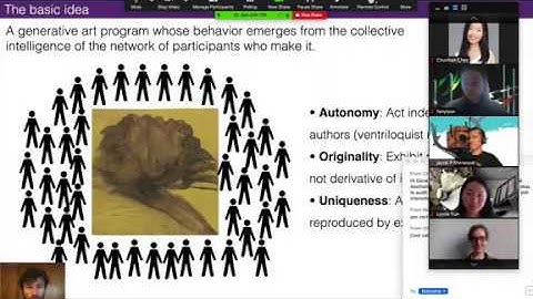 Autonomous Artificial Artist -- 01 - introduction, "the whole class in 60 minutes"