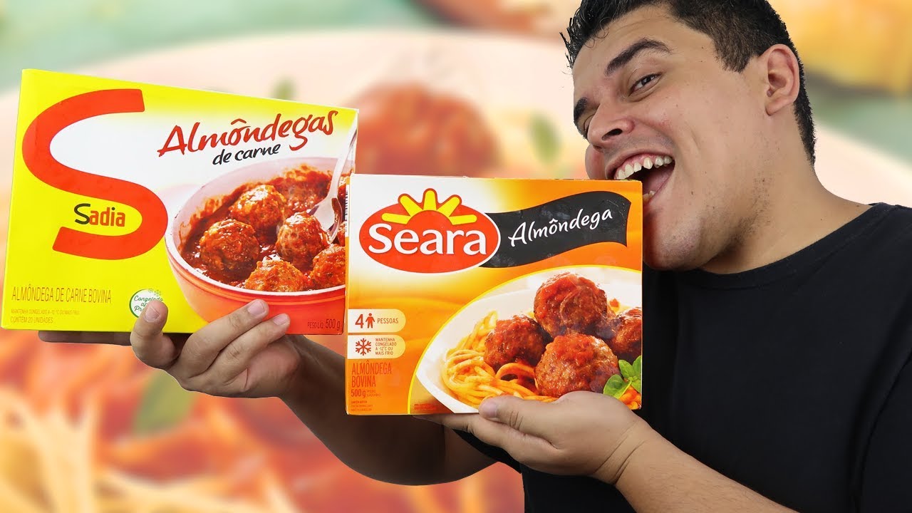 SEARA VS SADIA ALMÔNDEGAS CONGELADAS