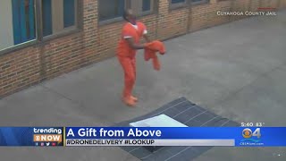 Cameras Capture Inmate Getting Drone Delivery