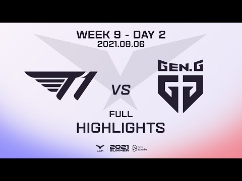 T1 vs GEN Highlights ALL GAMES LCK Summer Split 2021 W9D2 | T1 vs Gen.G