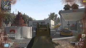 BO2: GOLD MSMC NUCLEAR against 3 Enemies._. - Multi Team Hardpoint on Raid