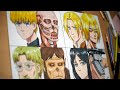 Drawing Armin, Annie, Zeke and Pieck From Atack On Titan Season 4