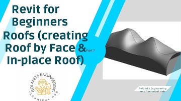 Revit Architecture Roof. Creating In-Place Roof & Roof By Face Part 7. Mastering Revit Architecture