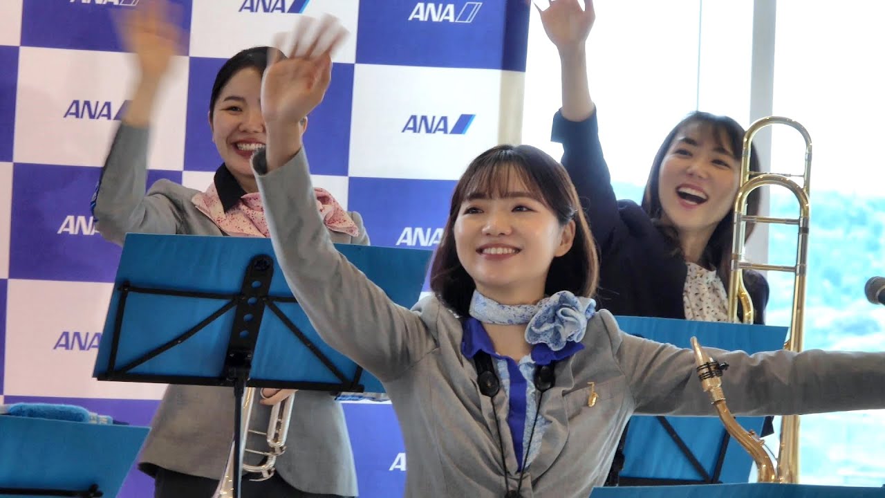 ANA Team HND Orchestra 「おどるポンポコリン 」富士山静岡空港