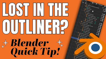 Locate Selected Objects in the Outliner – Blender Basics