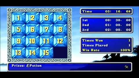 Final Fantasy 1 (PSP) Level 10 Class Change (CC) #1 - Garland and 15 Puzzle