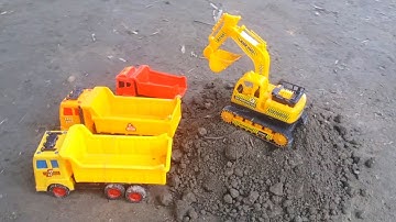 JCB 5CX Backhoe Fully Loading Sand Tata Truck ~2 | Toy Video For kids | Toy jcb video | JCB | CSToy 