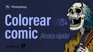 Colorear comic - Técnica rápida (bien explicado)