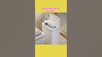 Lixeira com sensor automática funciona!!!  #music #achadinhos #shopee
