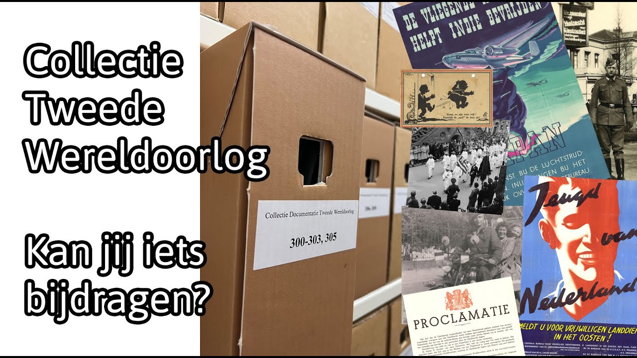 Collectie WO2 - kan jij iets bijdragen? - YouTube